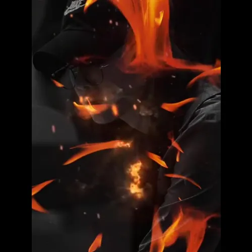 Fire Overlay CapCut Template