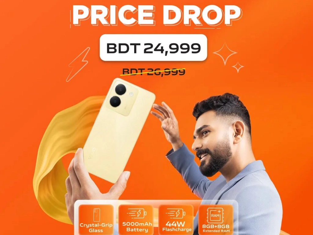 vivo Y36 is now available in Bangladesh at a discounted price of 24,999 BDT