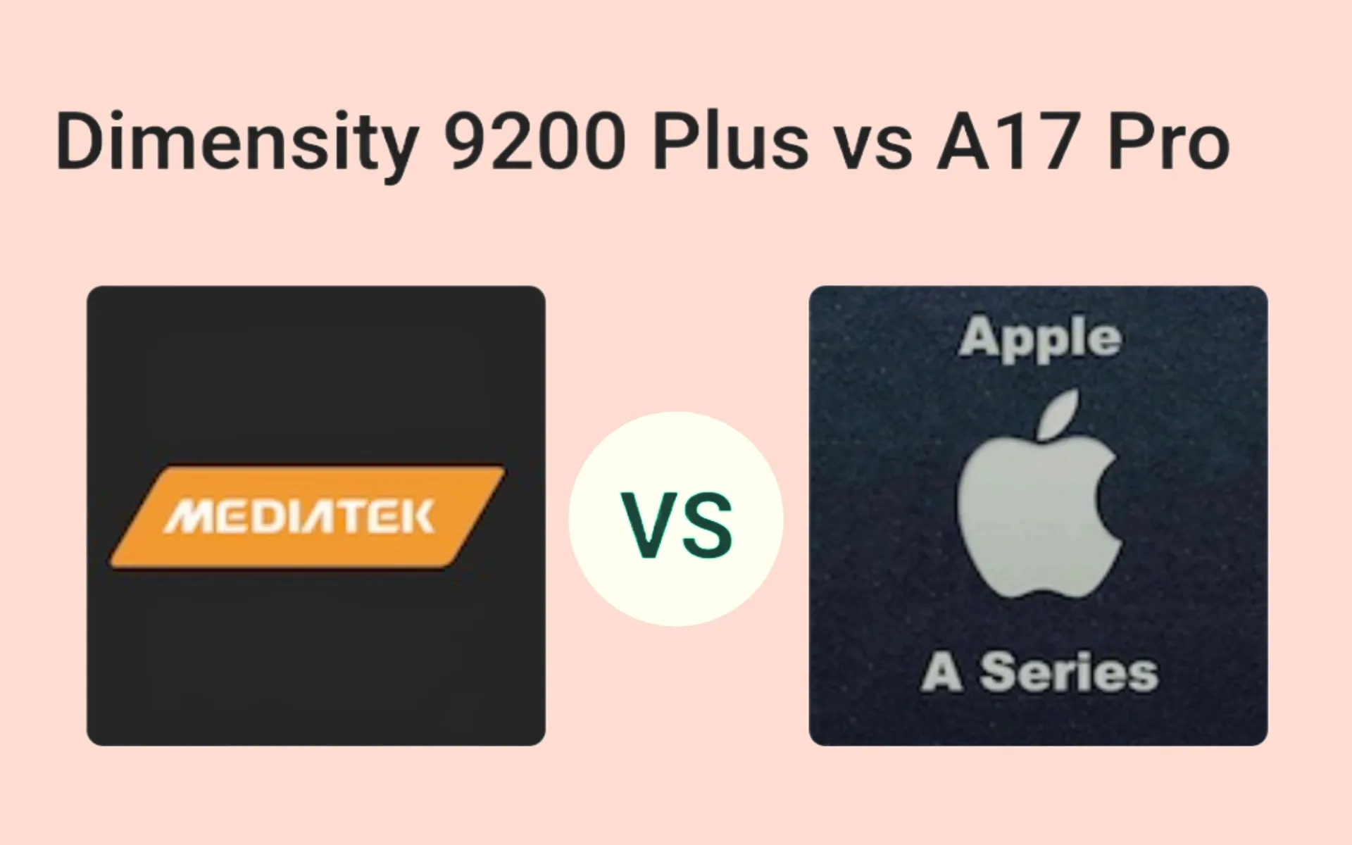Dimensity 9200 Plus vs A17 Pro Specs & benchmarks comparison